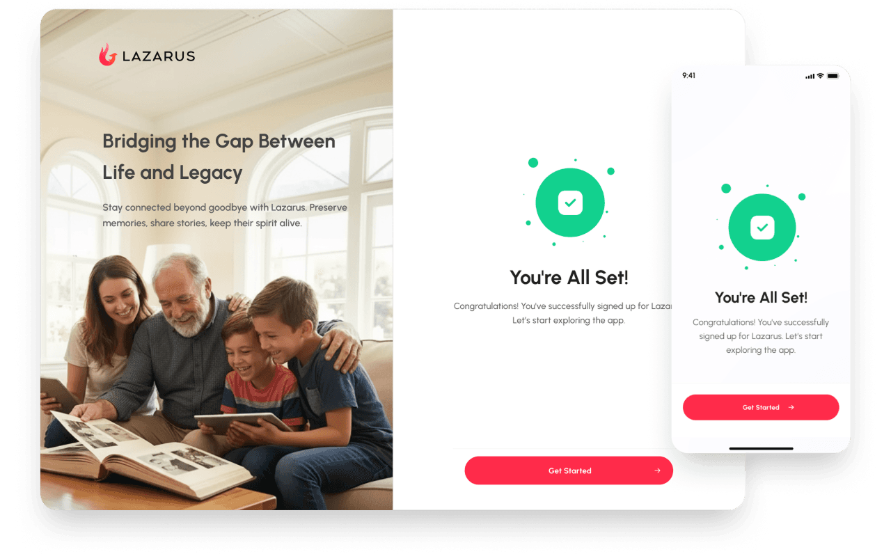 Lazarus Digital Legacy Platform